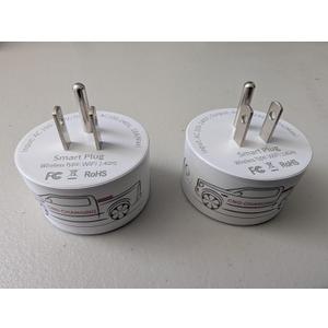 Smart Plug (2) WiFi Plug Socket Supplier Tuya Smart Home US Adapter Plug Outlet Connector Wireless Remote Control Alexa Timing Smart Socket