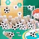 CiciBear 40 Pack Soccer Keychains Party Decoration for Soccer Football Sports Themed Party, Sports Baby Shower, Kids Birthday, School Rewards