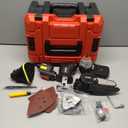 TEENO 20V MAX Power Tool Combo Kit, 7 Tool Cordless Power Tool Set with 3.0Ah Battery, Charger, and Tool Box Included, Brushless Combo Kit for Home Improvement, Yard Work & Woodworking