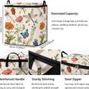 Large Comforter Storage Bag with Zipper,Closet Organizer for Clothes,Blankets,Quilts,Pillows,Fabric Storage Bags with Portable Handles 95L(2-Pack)