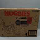 Huggies Size 4 Overnites Baby Diapers: Overnight Diapers, Size 4 (22-37 lbs), 116 Ct (2 Packs of 58)