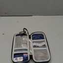 Insulin Cooler Travel Case, Portable Temperature Display Medicine Travel Cooler, Diabetes Case with 2 Reusable Ice Packs TSA Approved for Diabetic Supplies Patent Pending(Seafoam)