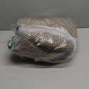 Mkono Woven Storage Basket Decorative Rope Basket Wooden Bead Decoration for Blankets,Toys,Clothes,Shoes,Plant Organizer Bin with Handles Living Room Home Decor, Yellow and Black, 16" W  13.8"