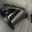 Universal 4 to 6 Inch Exhaust Elbow with Clamp, Chrome & Black Spraying Diesel Exhaust Tip for Trucks and Cars