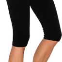 Leggings Depot Women's High Waisted Cotton Leggings - Soft Breathable - Full Length, Capri, Knee, Yoga - (Medium)