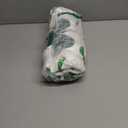 GOOESING St. Patrick's Day Throw Blanket Green Clover Shamrock Throw Blankets Lightweight Cozy Flannel Blanket for Bedroom Living Rooms Couch Sofa Bed Home Decor 40x50 Inch