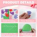 gisgfim 115PCS Valentine's Day Classroom Bulletin Board Set Pink Red Handprint Classroom Decorations Valentine's Day Handprint Bulletin Board Colorful Hand Cutouts for School Home Wall Door Decor