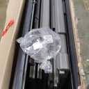 Suncast Outdoor Storage Shed for Backyard and Garden, Horizontal, 4' x 2.5', Stoney Grey - Portable Utility Deck and Cabinet for Tools, Equipment, and Garbage