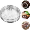 Home Soil Grading Sieve Soil Sifter for Gardening Sieve for Home Coffee Bean Hole Stainless Steel Household Grading Mesh