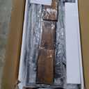 Huuger L Shaped Office Desk with Power Outlets, 55 Inch Computer Desk with 3 Drawers, Shelves, Reverisble for Gaming Corner Work Home Office Study, Rustic Brown