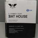 WildYard Bat House Kit - 2-Chamber Cedar Wood, Fits 75 Bats - Nature Shelter & Wildlife Outdoor Homes - Backyard Patio & Outdoor Shelters - Secure Design Attracts Colonies & Enhances Biodiversity