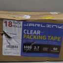 JARLINK Clear Packing Tape (18 Rolls), Heavy Duty Packaging Tape for Shipping Packaging Moving Sealing, 2.7mil Thick, 1.88 inches Wide, 60 Yards Per Roll, 1080 Total Yards
