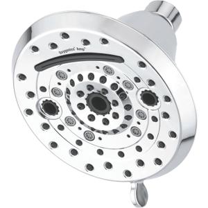 Oxygenics Amp Chrome Fixed Shower Head 1.8-GPM (6.8-LPM)