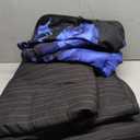 Xruibed Blue Quilt Set Queen Size, 3 Pieces Rose Floral Quilt Set Botanical Bedspread with 2 Pillow Shams, Soft Micorfiber Lightweight Flower Coverlet Bedding Set for All Season (90"x96")