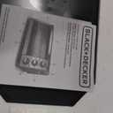 BLACK+DECKER TO1313SBD Toaster Oven, 15.47 Inch, Silver