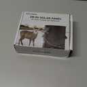 6V Solar Panel Battery Charger for Deer Feeder, 1.7W Waterproof Solar Panel with Mounting Bracket and Alligator Clips