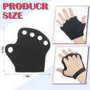 3 Pairs Palm Protectors for Dirtbike ATV Hand Black Motocross Hand Protector Guards Gloves ATV for Palm Savers Blister Gloves Blister Busters Guards