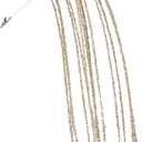 KI Store Gold Dripping Sequin Christmas Tree Picks Spray 6pcs Cascading Christmas Picks for Xmas Tree Garland Decorations