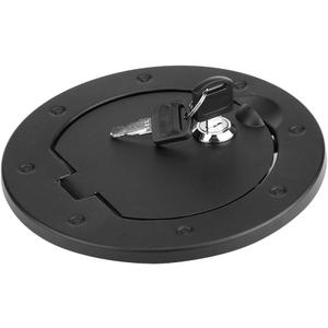 Fuel Tank Cover, Gas Cap Dustproof Filler Door Locking Car Styling Replacement Accessories Black