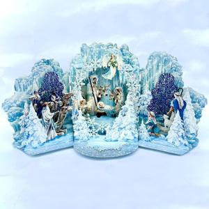 3 x Christian 3D Pop Up Card  Nativity Scene Christmas Card with Jesus, Mary & Joseph  Religious Holiday Greeting Card, Christian Christmas Gift, Bible Verse Inspired Decoration