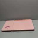 Lap Desk for Couch/Sofa/Floor, 5-Angle Adjustable Bed Desk with Foldable Legs &Cup Holder, Light Weight Bed Tray Table for Writing/Eating/Reading, Portable Laptop Stand for Adults, Kids (Pink)