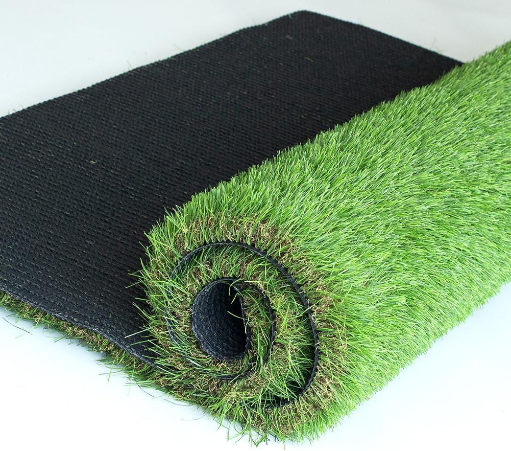 LITA Thick Artificial Grass Turf 4x10FT, 1.77 Inch Realistic Fake Grass Rug with Drainage, Customizable with Extra Large Size, Perfect for Indoor and Outdoor Use, Synthetic Grass Mat for Dogs