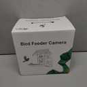 Bird Feeder with Camera, 2K HD Solar Powered Birdhouse with Cam for Outdoors, AI Identify Birds Species, Auto Capture & Real-time Notifications (Green)