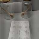 2 PCS Large Glass Jar with Airtight Lid, Glass Food Storage Jars for Tea,Spice,Cereal, Egg,Flour,Coffee and More(98 FL OZ/2800 ml)