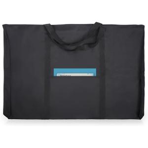 JJRING Dacron Light Weight Art Portfolio Tote Bag, 25'' x 37'' for 24'' x36'' Black Carrying Storage Case For Poster, Sketching, and Drawing