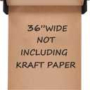 36Kraft Paper Dispenser Holder Wall Mount, Heavy-Duty Paper Cutter Butcher Paper Dispenser to Do Lists, DIY Drawing, Taking Note, Artwork, Daily Special - Black