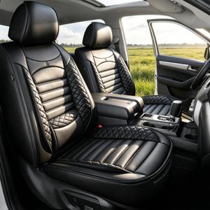 AOMSAZTO Fit for Toyota Tundra Seat Covers 2014-2021 Full Set 5 Seats