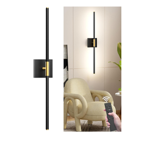 31.5 Inch Battery Operated Wall Sconce Set of Two, 8000mAh USB Rechargeable Wall Sconce with Remote Control, 360°Rotate Dimmable 3000K-6000K LED Wall Lights for Living Room, Hallway, Bedroom, (1 Pack)