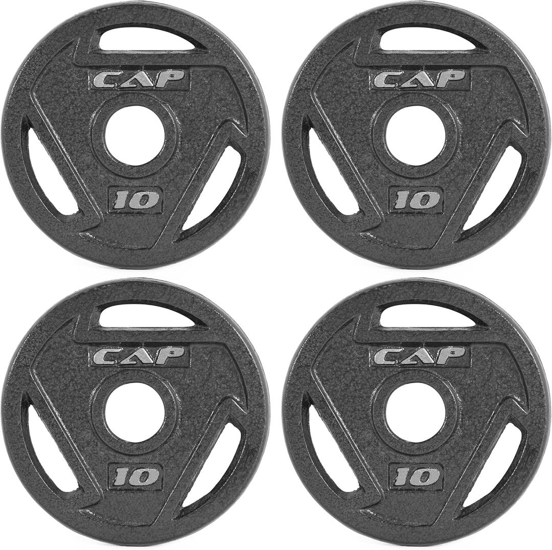 CAP Barbell 2-Inch Olympic Weight Plate | Multiple Options (10 lb - Set of 4)