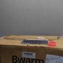 Bwarm Multizone Heated Mattress Pad King, Electric Mattress Pad Sherpa Fleece Bed Warmer with 9 Heat Settings, 1-12 Hours Auto Off Deep Pocket, Machine Washable, Wave White King 78" x 80"