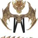 Himine Dragon Wings Props Cosplay Wing With Tail Mask