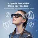 AI Smart Glasses with Camera & Video 1080P HD, Wearable Video Recording Glasses, Hands-Free First-Person View for Live Vlog, Travel and Sports