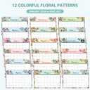 2 x 2026 Desk Calendar, Monthly Desk Pad Calendar, Jan 2026 - Jun 2027, Large Size 17"x12" Table Planner with Protect Paper, Stickers, Office Supplies and Desk Accessories for Women
