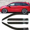 3pcs Original Shatterproof Rainproof Side Window Wind Deflectors for 2018-2024 Honda Odyssey,Outside Mount Rain Guards Sets,Nice Looking Window Visors for Cars,Vent Deflector for 19-23 Odyssey 94452