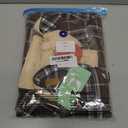 Kuoser Waterproof Dog Coat, Reversible Dog Jacket for Large Dogs, Adjustable Durable Doggie Winter Coat for Groowing Puppies Warm Puppy Cold Weather Apparel, Brown L (Large (Pack of 1))