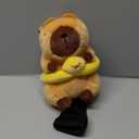 Swimming Ring Capybara Golf Club Head Cover, Small Size Fits Hybird and Irons, Large Size Fits Standard 460cc Driver HeadGolf Driver Headcover Funny Plush Animals,