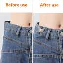 7pcs Butterfly Waist Tighteners for Women, Pants Waistband Button Pins Buckle No Sew No Tools Adjustable Clips Knots Supplies for Loose Jeans Skirts Dress