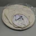 Bell Lamp Shades Set of 2, 6"Top x 13"Bottom x 10"High, Beige Shade Replacement for Table Lamps, Floor Lamps, Fabric Natural Linen Hand Crafted(Spider Fitter), Harp Holders Included, Assembly Required