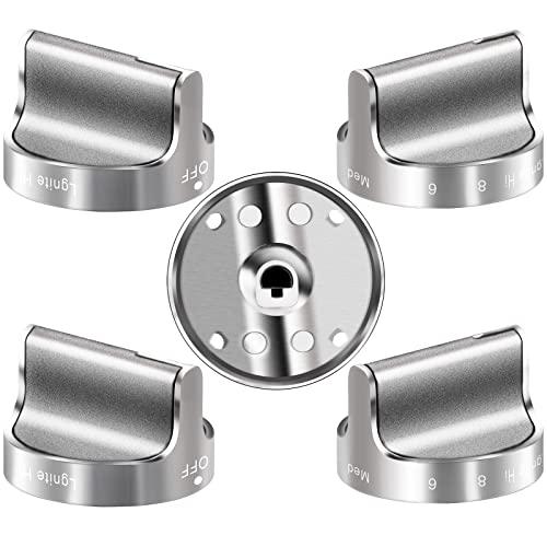 Upgraded W10766544 Gas Stove knobs Replacement for Whirlpool WFG540H0ES0 Range Oven, Replaces W10430807 W10676228 4248219 AP5958476 PS10067059 EAP10067059