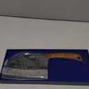 HOSHANHO 6.5 Inch Serbian Chef Knife, High Carbon Steel Meat Cleaver Knife for Meat Cutting, Handmade Forged Heavy Duty Butcher Knife with Full Tang for Home & Camping & BBQ Gift for Men