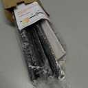Curtain Rods No Drilling for Windows 48 to 84-96 Inch,5/8 Inch Diameter Drapey Pole with No Drill Curtain Rod Brackets,Renter Friendly Cortineros Para Ventanas with Adhesive Holder Black