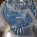 Clear Glass Shade, Replacement Globe & Cover for Lighting Fixture, 8" Diameter, Replacement with 1.65 Inch Fitter for Wall Lamps Chandeliers or Ceiling Light (1, 8Inch - Blue Glass)