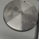 SMARTAKE Paper Towel Holder, Paper Towel Dispenser Standing Weighted Base Non Slip, Spring Arm for Easy Tear, Stainless Steel Paper Towel Holder for Home Kitchen Countertop Tabletop, Silver