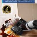Tineco Floor ONE i5 Stretch Wet Dry Vacuum Cleaner, Vacuum & Mop in One Step, 20kpa Powerful Suction, 180 Lay-Flat Design, Anti-Tangle Design, Dual-Sided Edge Cleaning, Up to 30* Minutes Runtime