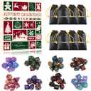 Dice Advent Calendar for Game - Polyhedral Dice Set Advent Calendar for Adults Teens - 2025 24 Days Christmas Countdown Surprise Gift for Gamers Role Players