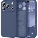 Vooii Magnetic for iPhone 17 Pro Max Case, Compatible with Magsafe (Premium Liquid Silicone) (Integrated Camera Control Button) Full Body Protective AntiScratch Microfiber Lining 6.9 inch, Navy Blue